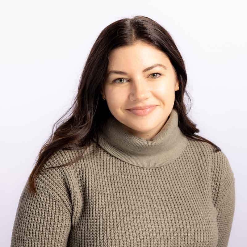 Woman posing for headshot