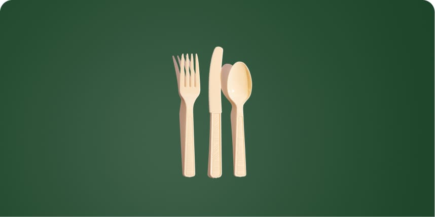 Plastic cutlery