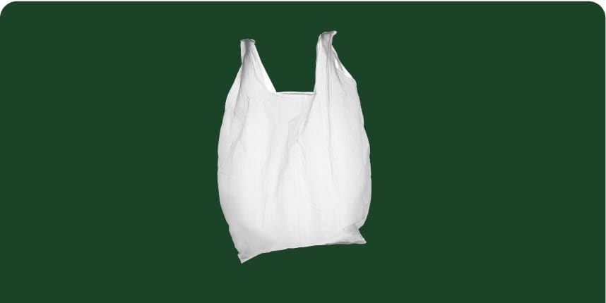 Plastic shopping bag